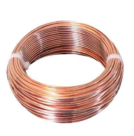 14Ga Bare Copper Round Wire 50 Feet Coil Dead Soft 99% Purity