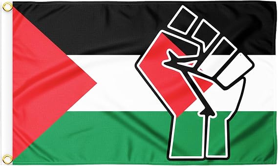 Palestine Flag Palestinian Flag 150 x 90 cm Palestine Flag Flags Palestinian with Eyelets Weatherproof Flags for Outdoor Use