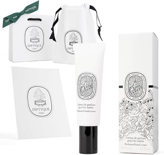 国内正規品・巾着袋付きDIPTYQUE ディプティック フレグランス ハンドクリーム Eau Capitale オーキャピタル 45mL ハンドケア フレグランス 化粧品 誕生日 記念日 クリスマス 女性 彼女 プレゼント ギフト ホワイトデー お返し 純正紙袋 ショッパー付 メッセージカード付き