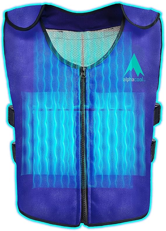 Alphacool Arctic Cooling Ice Vest with Self-Fill Reusable Ice Packs One Size