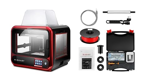 2020 Newest Junco M-Smart Desktop 3D Printer, Upgrade from A-Smart, Built Volume 6.7''x5.9''x6.3''(170x150x160mm) WiFi Connection, Precise Printing with ABS,PLA,TPU,Flexible Filament