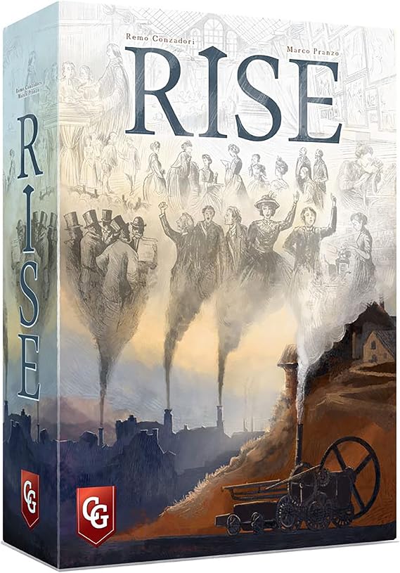 Rise - Capstone Games, City Building Game, Ages 14+, 2-4 Players, 60 Mins