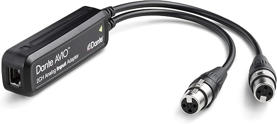 Audinate Dante AVIO 2-Channel Analog Input Adapter
