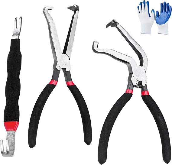 3Pcs Electrical Connector Disconnect Pliers,Automotive Plug Pliers.