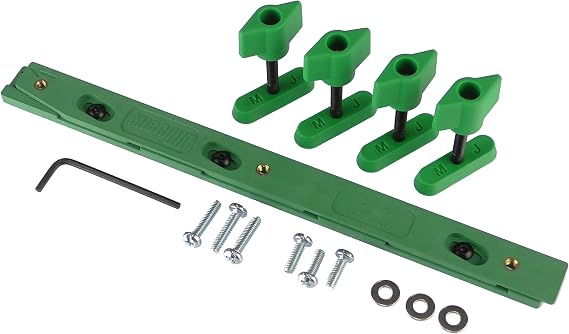 MICROJIG ZEROPLAY 360 Sled Kit with MatchFit Dovetail Hardware, Table Saw Sled for Crosscut Jig Building, Project Plans Included, 9.5" x 0.3125" x 0.78, DV-360ZP750B1