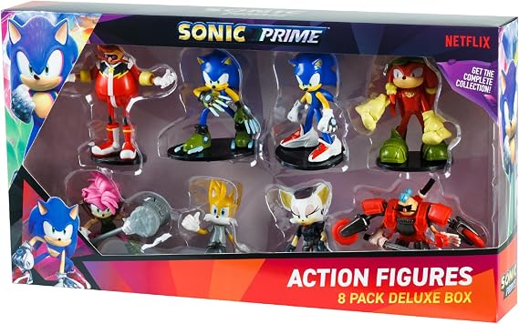 Sonic Prime - ZESTAW 8 FIGUREK [Deluxe Box]