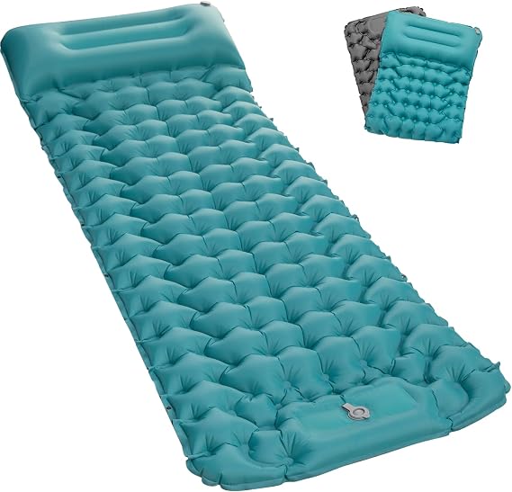 Inflating Sleeping Pad Mattress for Camping 4" Extra Thick