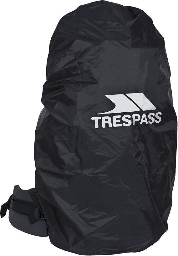 Trespass Rain Waterproof Knapsack Cover (S) (Black)