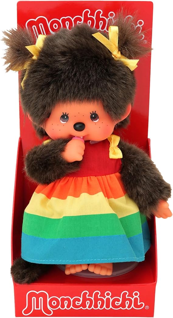 Monchichi 20 Cm Girl Rainbow Colors