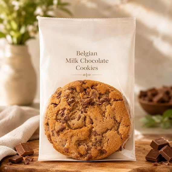 Fakhri Belgian Milk Chocolate Cookies 4 Pack Sweet Chocolate Biscuit Treat
