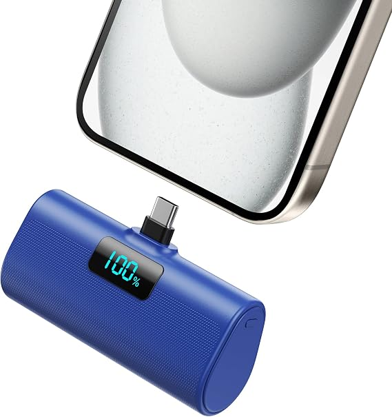 Mini Portable Charger for iPhone 17/16,Upgraded 5500mAh PD USB C Power Bank,Travel Essentials Pocket Phone Charger Battery Pack for iPhone 17/17 Pro Max/16/16 Pro/15 Series,Samsung Galaxy Android etc
