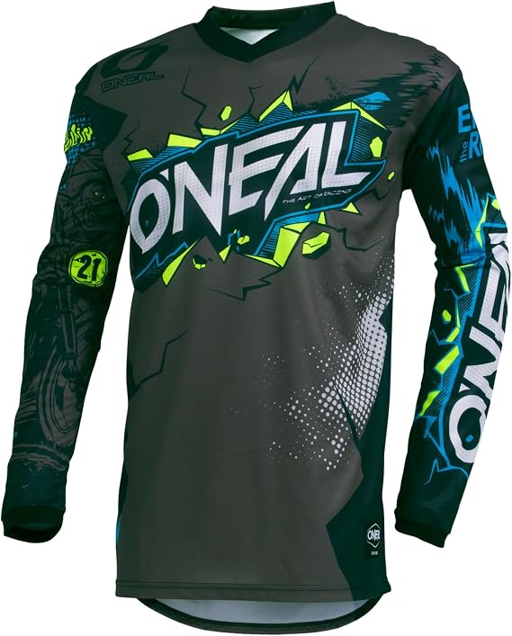 O'Neal Youth Element Villain Jersey - Grey - Youth XL