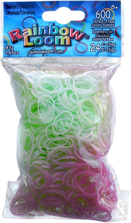 Rainbow Loom Solar Uranus Plastic Bands, Green