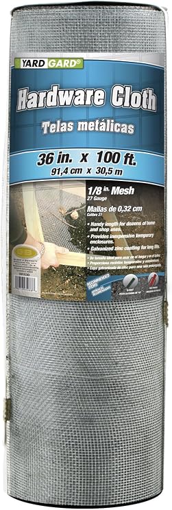 G & B 308182BP Mesh Hardware Cloth, 2-Feet by 100-Feet by 1/8-Inch