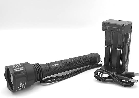 Convoy C8 + 365nm UV LED Flashlight with Patented Glass Filter