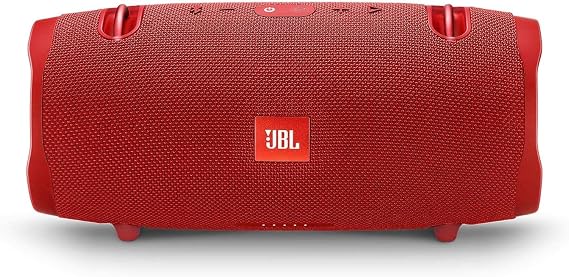 JBL Xtreme 2 Portable Waterproof Wireless Bluetooth Speaker - Red (Renewed)