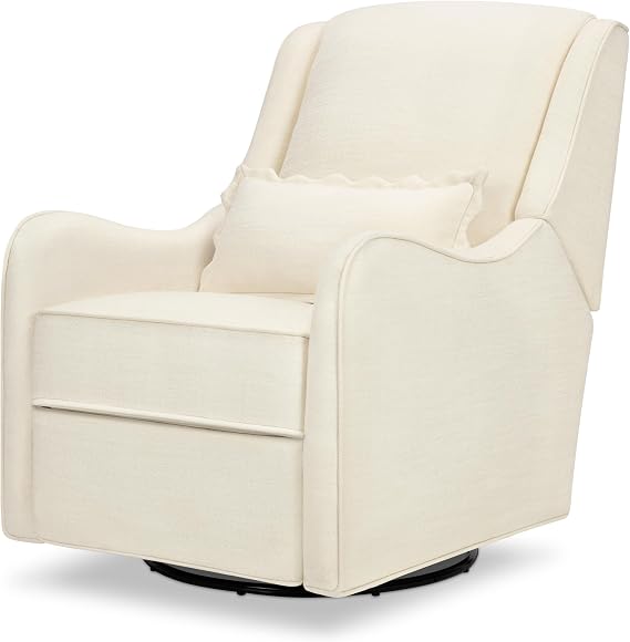 Namesake Devon Glider Recliner, Performance Ivory Eco-Basketweave