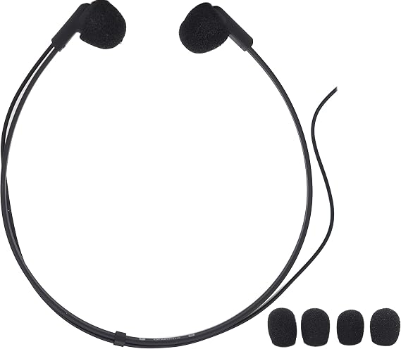 Olympus E103 Stereo Transcription Headset, Black