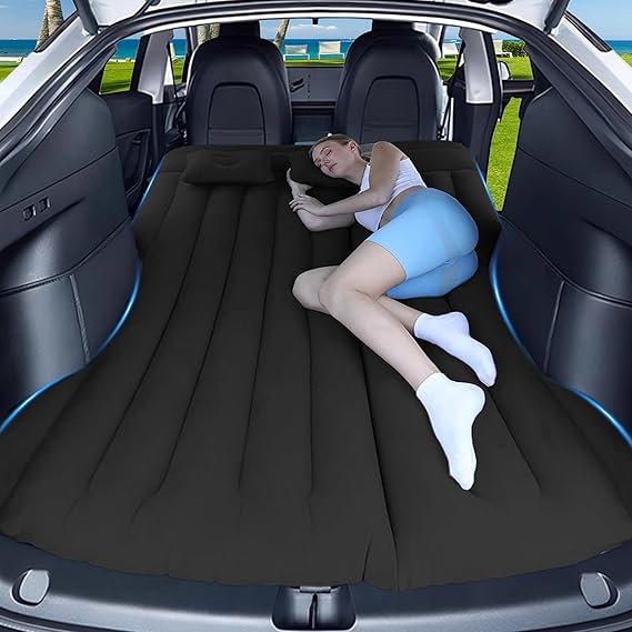 Car Air Mattress Inflatable Camping Bed for Tesla Model Y Backseat Trunk