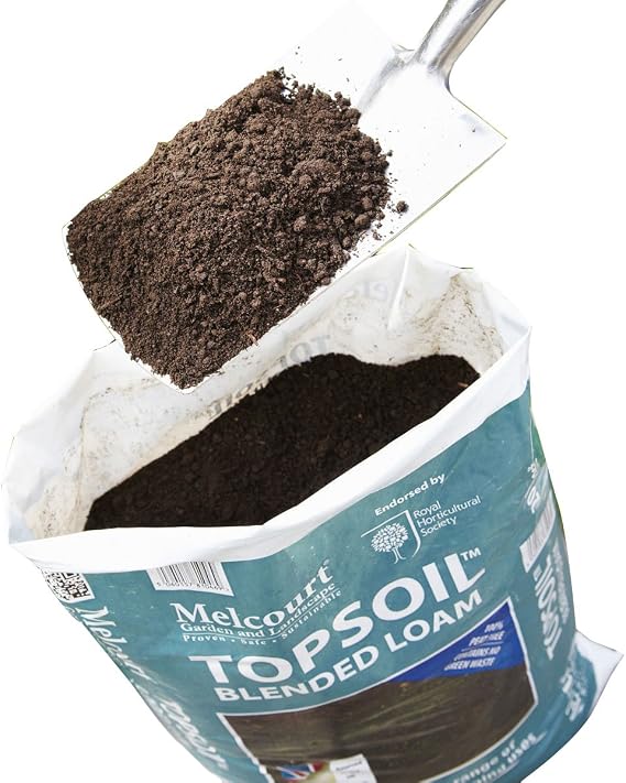 Suregreen Melcourt Topsoil Blended Loam Soil | 20L Bag | Sandy Loam and Organic Matter
