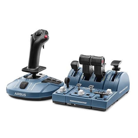 Thrustmaster TCA Captain Pack Airbus Edition Ergonomische Nachbildungen - Kompatibel mit PC 2960858 blue/black
