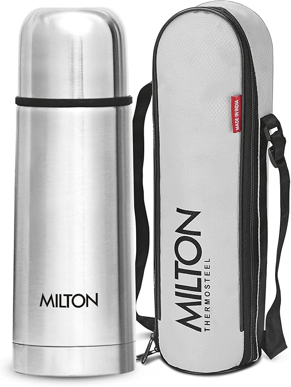 Milton Small Flask 350 ml (12 oz) Insulated Bottle with Cover, Flip Lid
