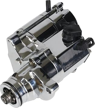 OEG Parts New Chrome Starter Compatible with Harley Davidson 1584cc 2006-2014 3161906, SHD0013-C, 31619-06A, 428000-3490, SHD0013C, 41052330