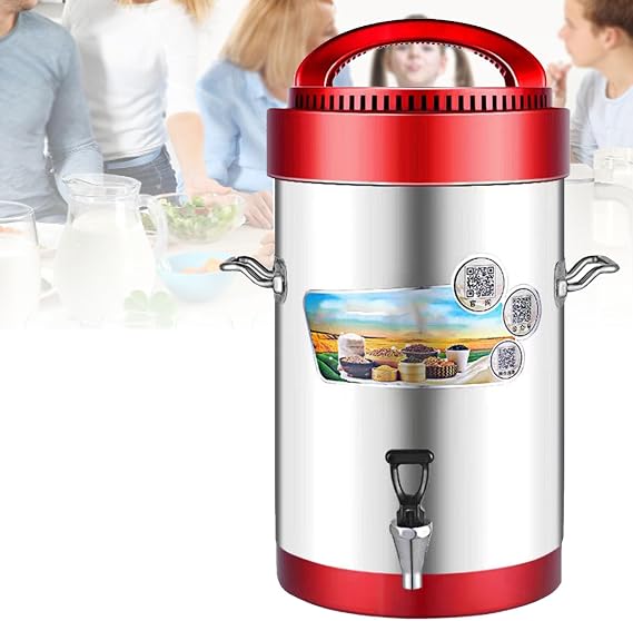 Soy Milk Machine, Commercial Filter-Frees Grain Vegan Nut Milk Machine,with Digital Display and Multifunction (20L)