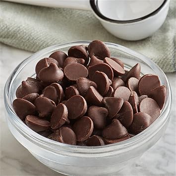 25 lb. 41% Semi-Sweet Chocolate 1M Baking Chips WS-409G0138C25-NPF