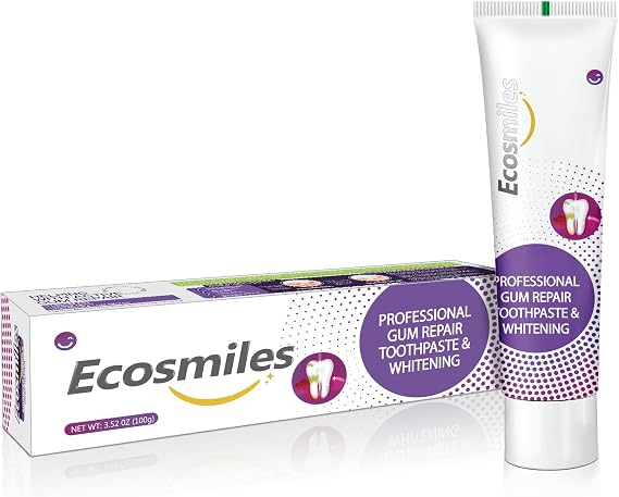 Gum Health & Whitening Toothpaste - Fluoride & SLS Free Hydroxyapatite Formula, 4 Weeks to Reduce Bleeding Gums & Sensitivity, Repairs Enamel & Removes Plaque, Mint, 3.52 Oz