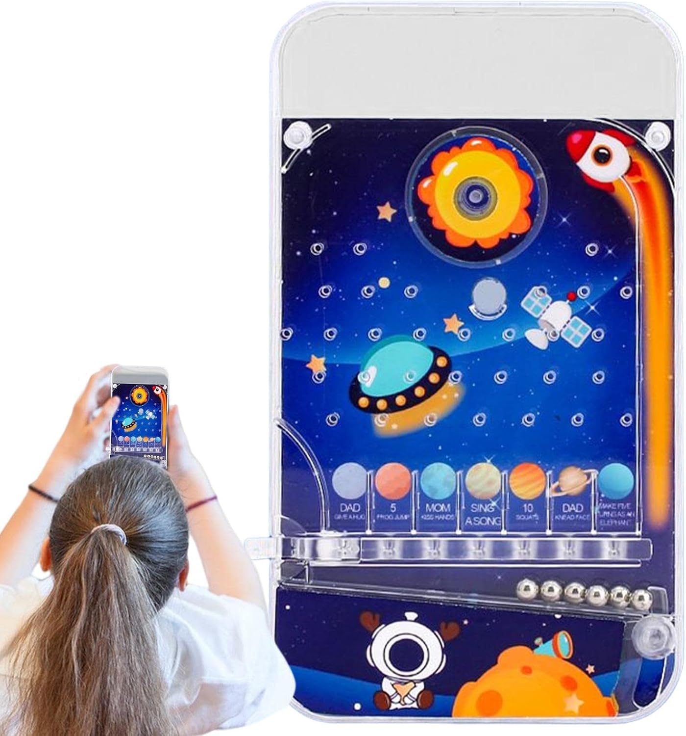 Pinball Machine Toys | Cartoon Pinball Desktop Maze Game Mini Machine Kids Kids Gift - Interactive Table Game Machine Battle Toys, Preschool Table Toys Pocket Pinball, Perfect Gift for Kids Keloglu
