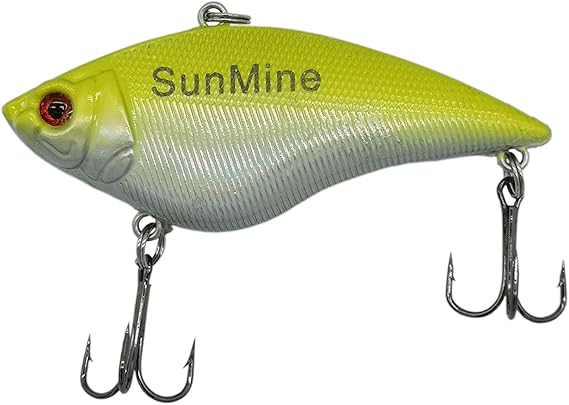 Fishing Lures 2.76in/0.57oz Fishing Lure Parts Lures for Fishing VIB Lure Shallow Swimbait Crankbait with Treble Hook 3D Fishing Eyes for Bass Trout Freshwater and Saltwater