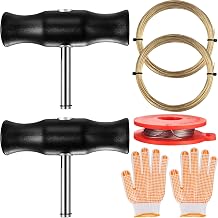 McBlast Car Windshield Removal Tool: 3 Rolls Windscreen Window Glass Cutting Wires(50M in Total) & 2 Pcs Windscreen Removal Tool Kit Handle, Universal Windshield Tools Disassembly Tools Set