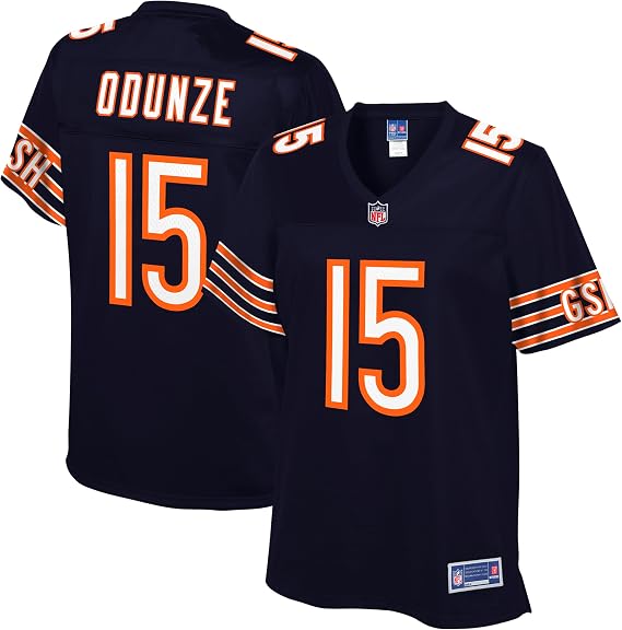 NFL PRO LINE Women's Rome Odunze Navy Chicago Bears Team Player Jersey
