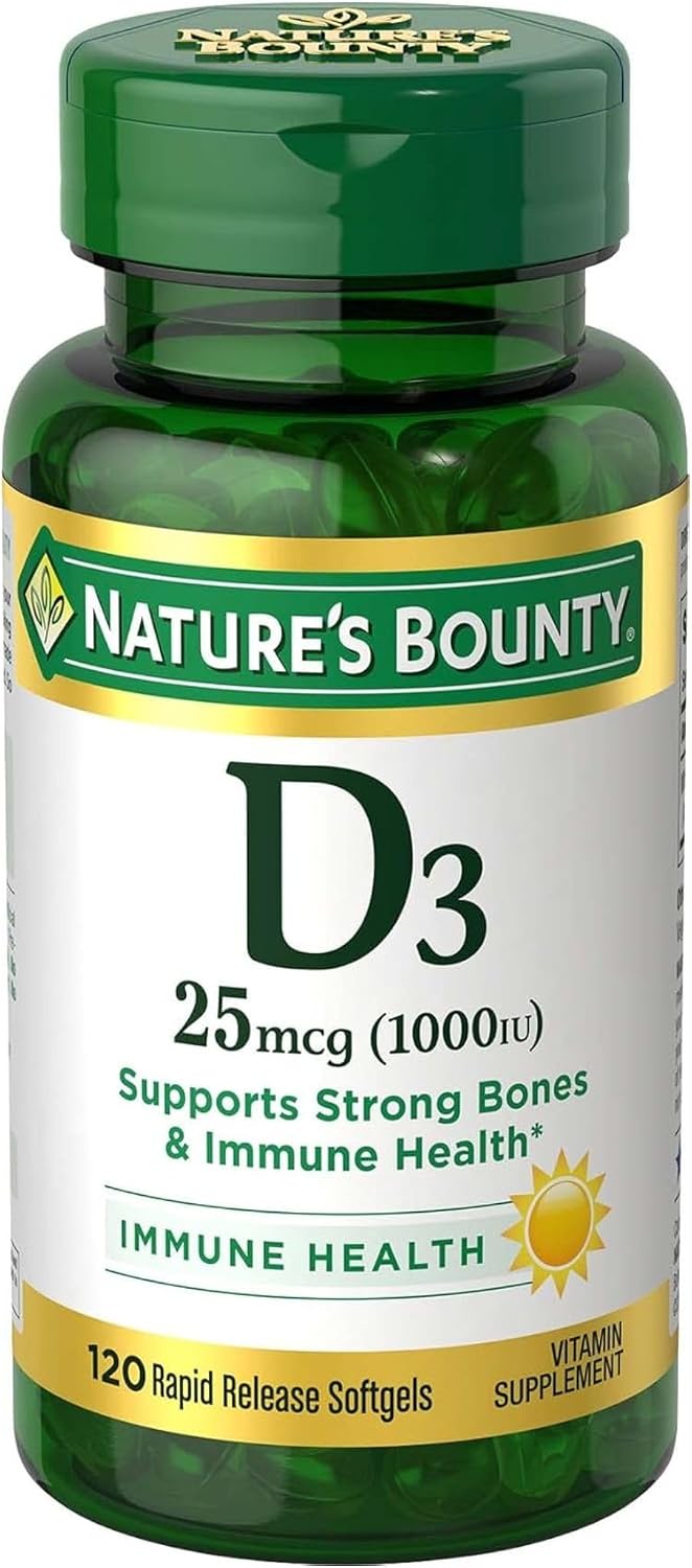 Natures Bounty Natures Bounty Vitamin D3-1000 Iu 100 Softgel