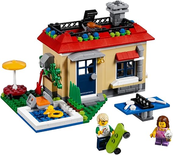 LEGO Creator Modular Poolside Holiday 31067 Building Kit 356 Piece