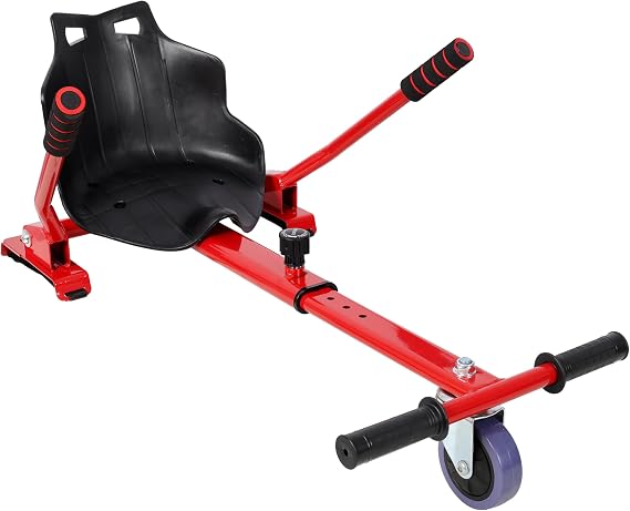 Hoverboard Seat Attachment Go-Kart, Red