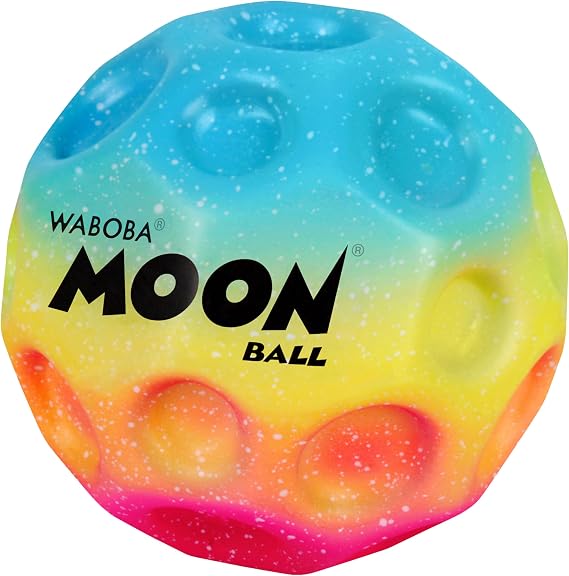 Waboba Moon Ball Gradient, Rainbow, Hyper Bouncy