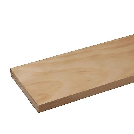 1/2 in. Thick X 2.5 in. X 24 in. Solid Pine Board (3 Pieces)