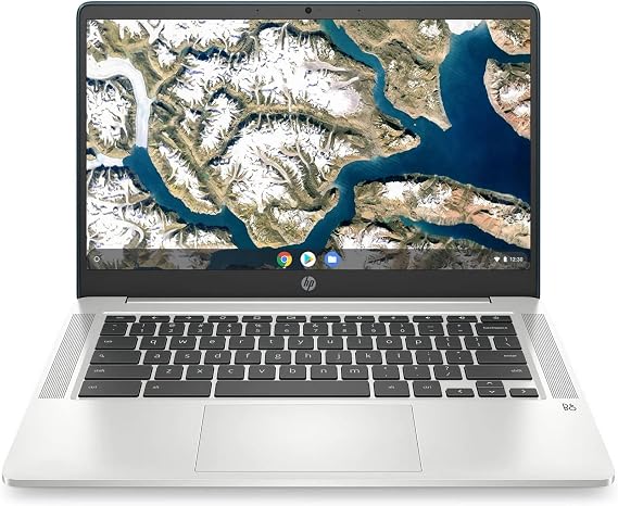 HP 14" Chromebook Laptop, Intel Pentium Silver Processor N5030, 4GB RAM, 128GB eMMc, Built-in Webcam, Built-in Bluetooth, Backlit Keyboard, Teal (14a-na0062tg)