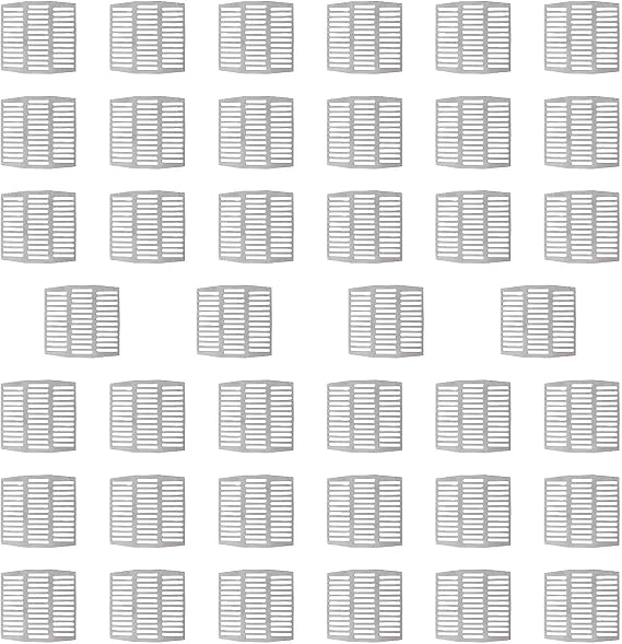 40 Pieces Weep Hole Covers for Brick Walls, Stainless Steel Inserts for Wall Openings