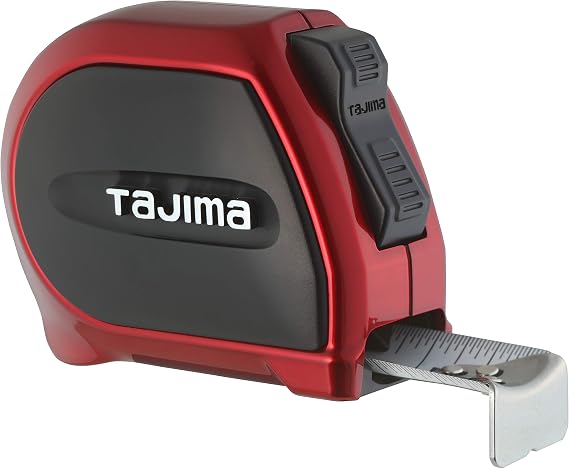 TAJIMA Tape Measure, 16ft x 1" Sigma Stop Measuring Tape, Standard | Acrylic Coated, Auto Locking Blade, Auto Blade Lock, Extra Durable