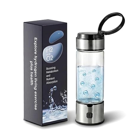 Hydrogen Water Bottle, Portable Hydrogen Generator Bottle with SPE PEM Tech | Portable hydrogen water bottle with SPE PEM technology, creates hydrogen-rich water for home, office and travel use.