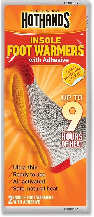 HotHands Adhesive Insole Foot Warmers (ONE Pair)
