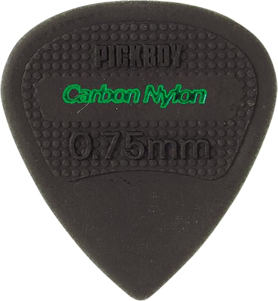 Pickboy Edge, Sharp Tip, Carbon/Nylon, 0.75mm, 10 picks