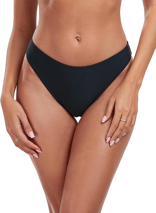 RELLECIGA Women's Cheeky Bikini Bottoms