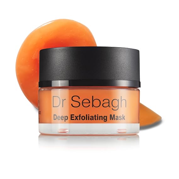 Dr Sebagh Deep Exfoliating Mask (1.7 fl oz) - Lactic Acid Exfoliating Face & Pore Cleansing - Azelaic Acid Detox for Clogged Pores Treatment - Anti-Aging Skin Mask for Radiance