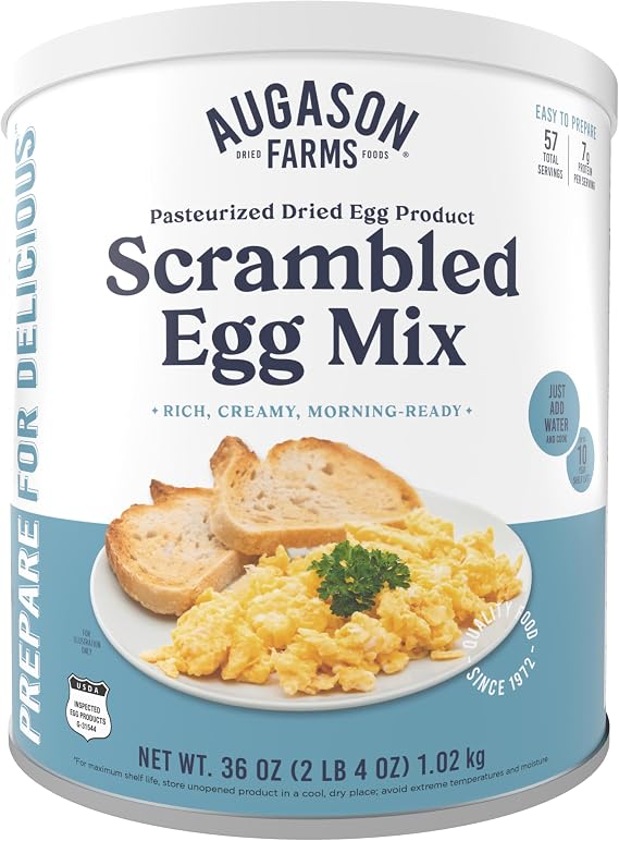 Augason Farms Scrambled Egg Mix 36 oz #10 Can by Augason Farms