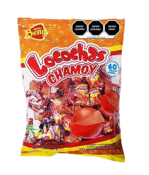Beny Locochas Chamoy Flavor 1lb .098oz 60pcs