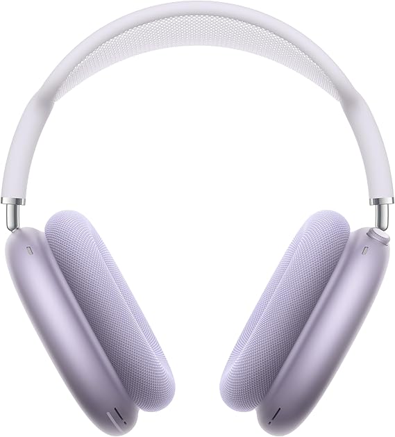 Apple AirPods Max Wireless Over-Ear Headphones, Pro-Level Active Noise Cancellation, Transparency Mode, Personalized Spatial Audio, USB-C Charging, Bluetooth Headphones for iPhone - Purple